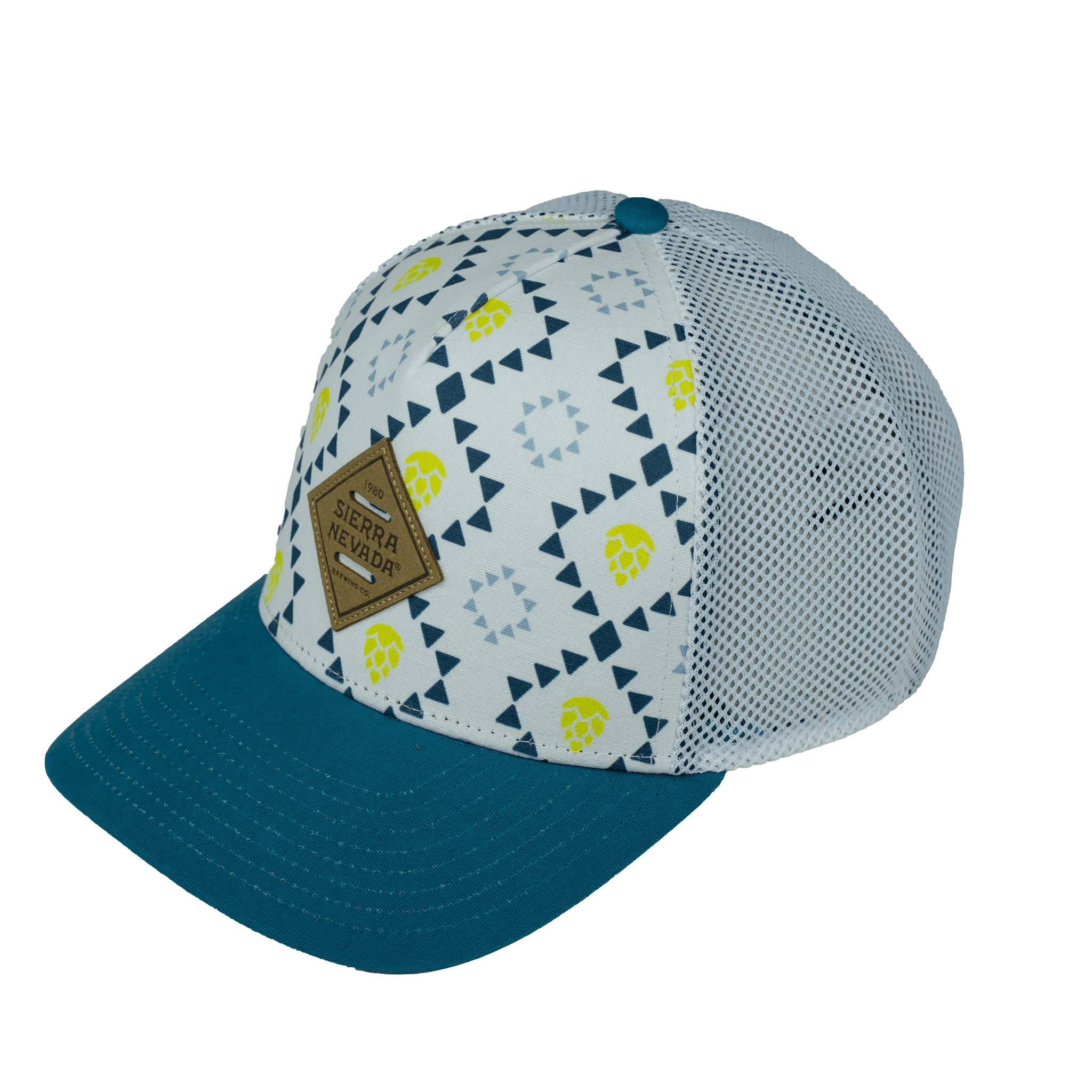 SNBC Hop Springs Trucker Hat in Lake Blue