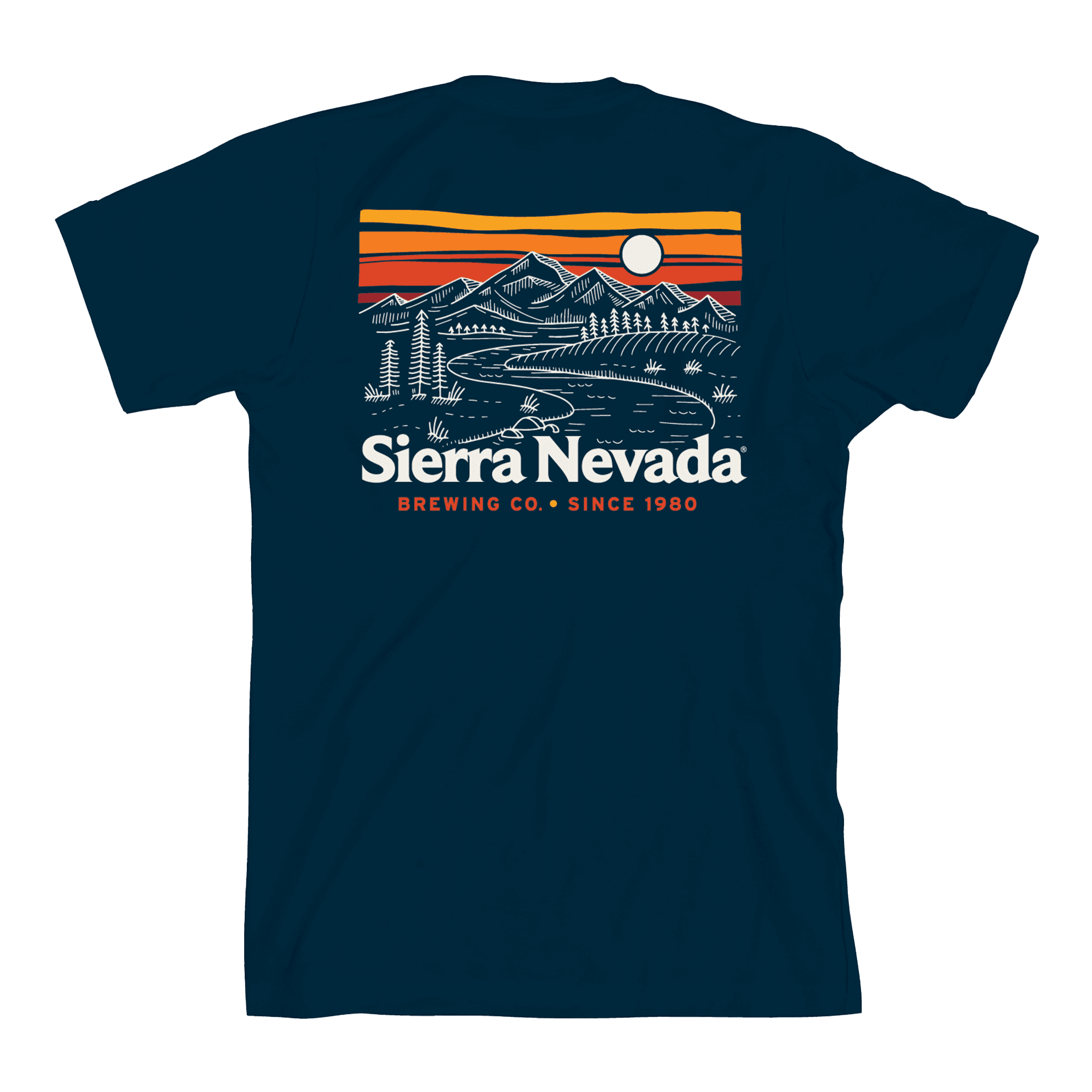 Trail T-Shirt | Navy - SNBCTrailTshirtNavy-Back