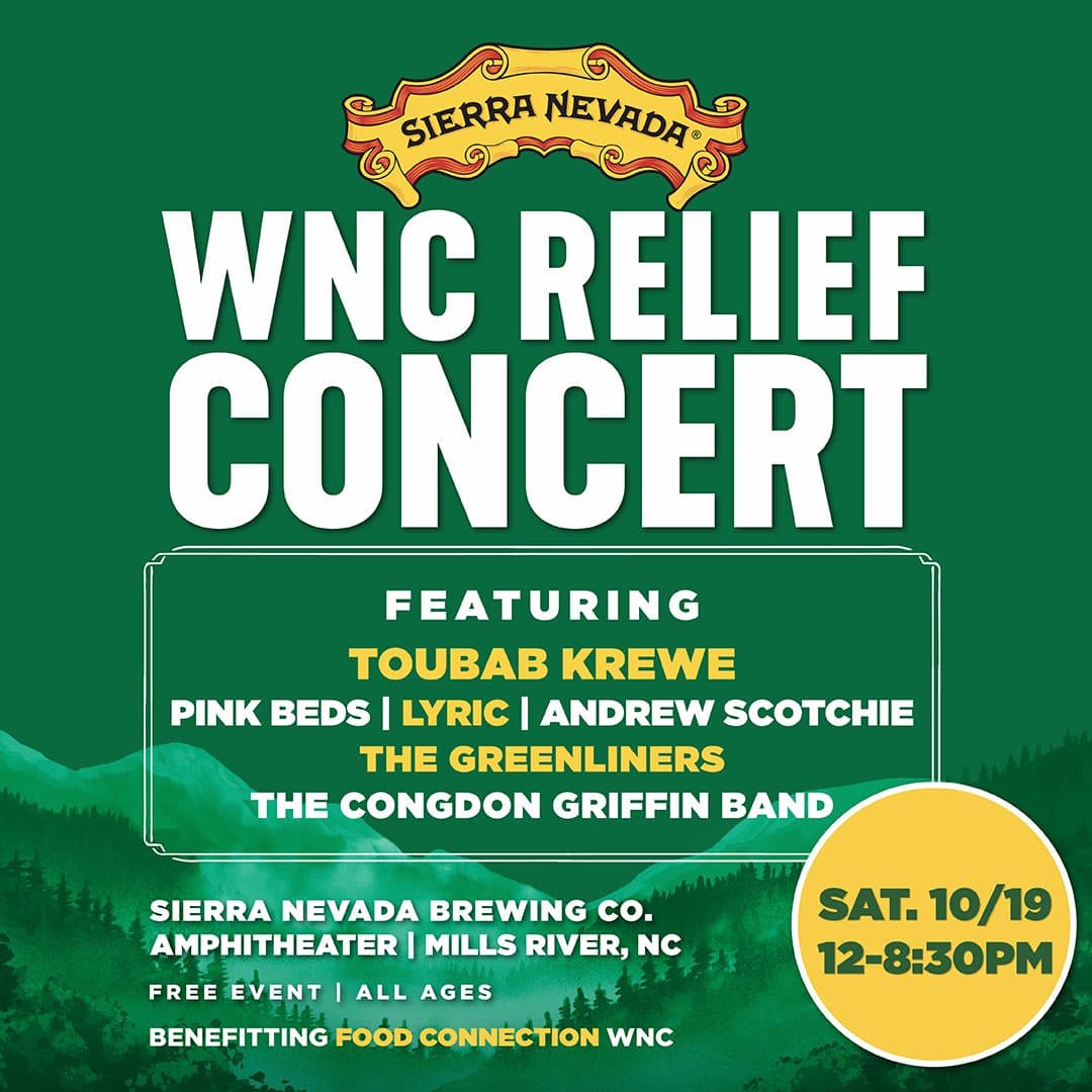 WNC RELIEF CONCERT featuring TOUBAB KREWE